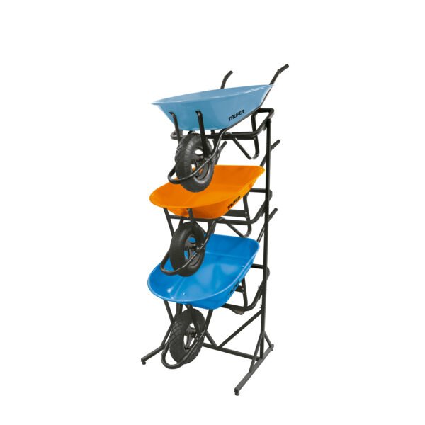 Rack para 3 carretillas estibadas Truper 50160