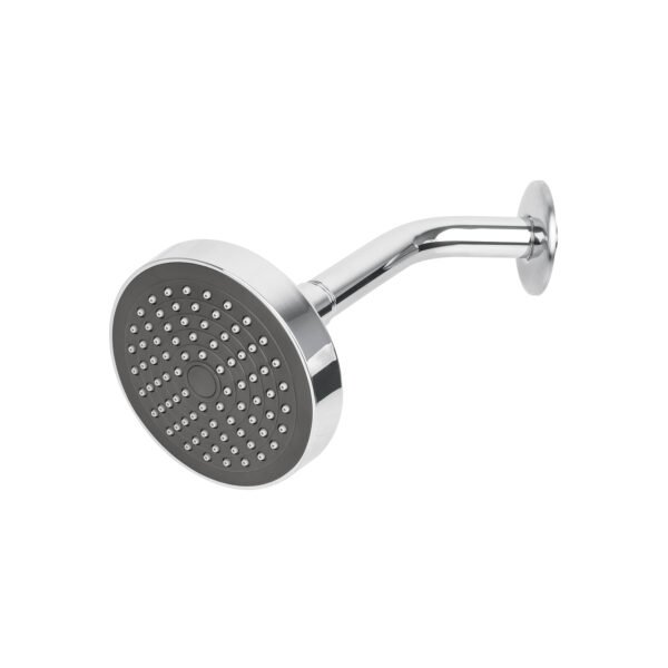 Regadera redonda 4-1/4 brazo y chapetón de acero Basic 45067