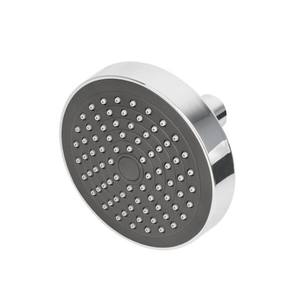 Regadera redonda de ABS 4-1/4 sin brazo Foset Basic 45068