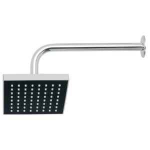 R-404.jpg Regadera cuadrada ABS 6 acabado cromo con brazo Foset 46734