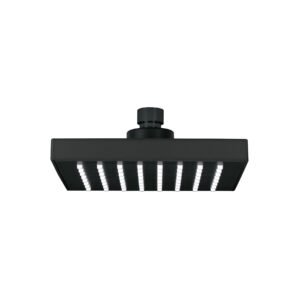 R-404SM.jpg Regadera cuadrada ABS 6 acabado negro mate sin brazo Foset 46747