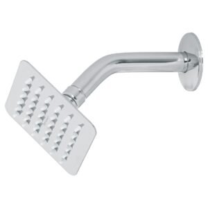 R-413.jpg Regadera cuadrada 4 acero inox con brazo cromo Túbig 47734