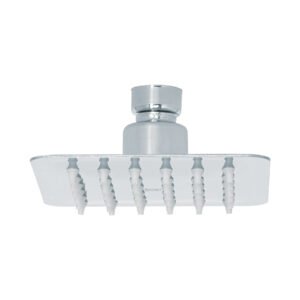R-413S.jpg Regadera cuadrada 4 acero inox sin brazo cromo Túbig 47735
