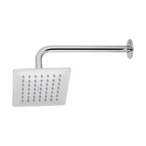 R-414.jpg Regadera cuadrada 6 acero inox con brazo cromo Túbig 47736