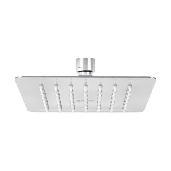 Regadera cuadrada 6 acero inox sin brazo cromo Túbig 47737