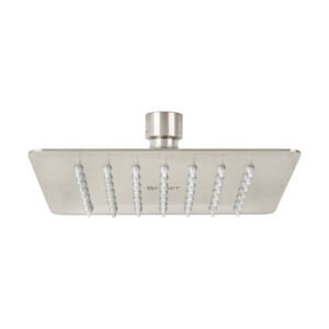 R-414SN.jpg Regadera cuadrada 6 acero inox sin brazo satín Túbig 47743