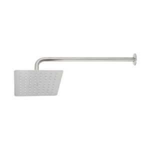 R-415N.jpg Regadera cuadrada 8 acero inox con brazo satín Túbig 47744