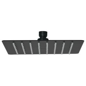R-415SM.jpg Regadera cuadrada 8 acero inox sin brazo negro Túbig 47751