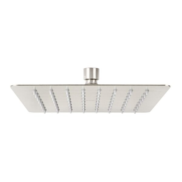 Regadera cuadrada 8 acero inox sin brazo satín Túbig 47745