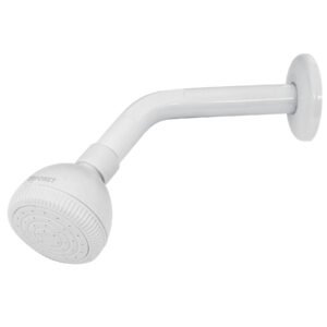 R-500.jpg Regadera plástica redonda 2-1/2 blanca Foset Basic 49269