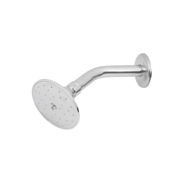 Regadera redonda 3-1/2 brazo y chapetón de acero Aqua 49247