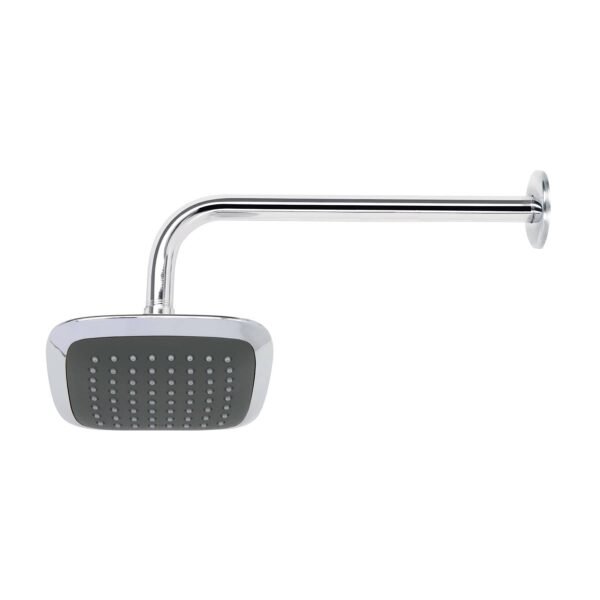 Regadera cuadrada plato ancho 6 brazo inox a muro Aero 49451