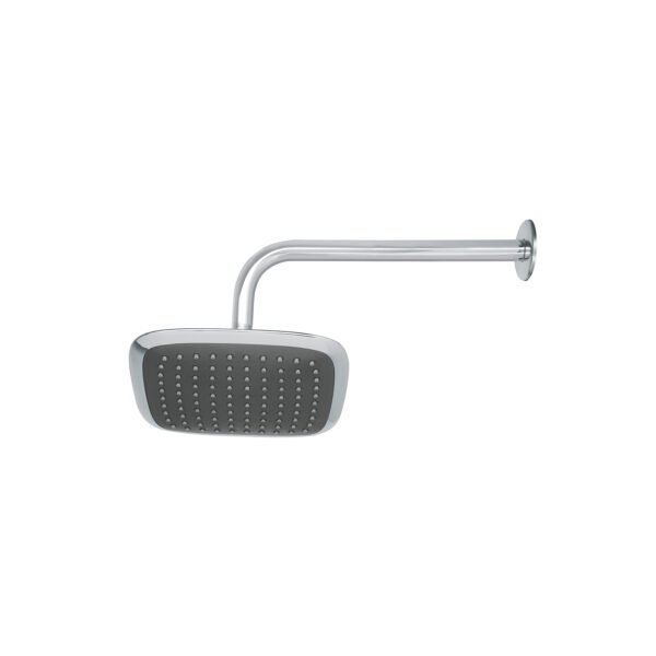 Regadera cuadrada plato ancho 8 brazo inox a muro Aero 49452