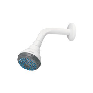 R-516.jpg Regadera plástica redonda 2-1/2 gris-blanca Foset Basic 48293