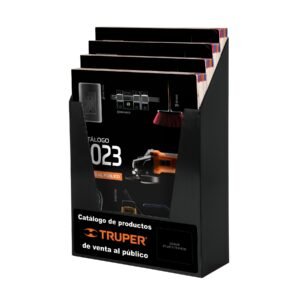 Rack para venta de catálogos en mostrador Truper 53004