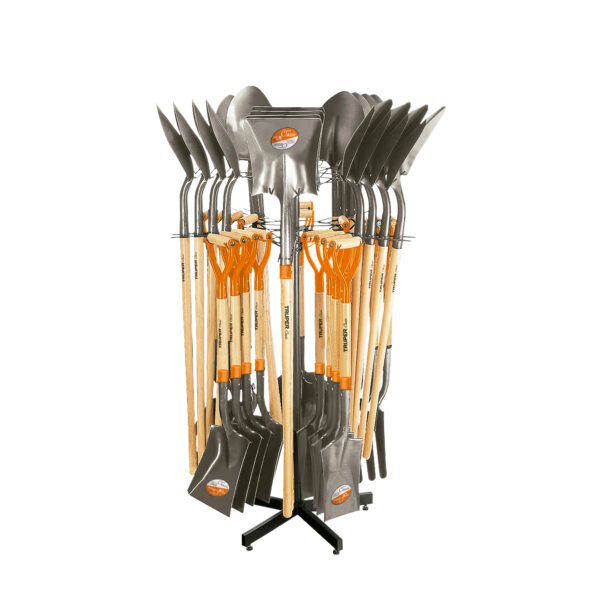 Rack giratorio para palas y bieldos Truper 50050