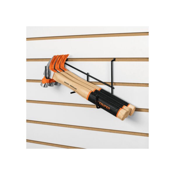 Rack para 3 martillos pulidos uña curva Truper 50071