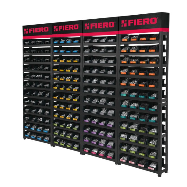 Rack modular con tornillos 192 gavetas 55728
