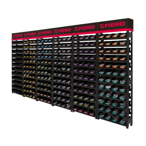 Rack modular con tornillos 288 gavetas 55953