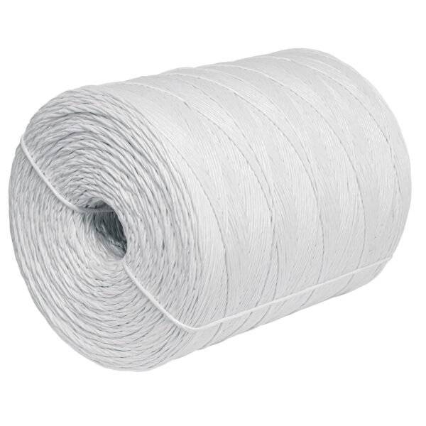 Rollo de rafia de 1125 m color blanco calibre 3.8 g/m 45038