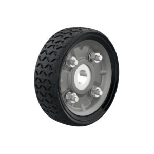 RD-41.jpg Rueda de hule sólido 4-1/2 para diablo un balero Pretul 45476