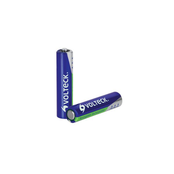 Blíster con 2 pilas recargables AAA larga duración 1000 mAh 47205