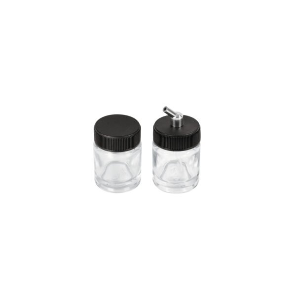 Juego de 2 vasos de 15 ml y adaptador para aerógrafo AERO-8 100187