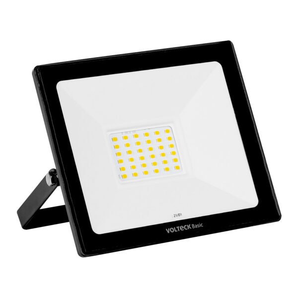 Reflector ultra delgado LED 30 W luz de día Volteck Basic 22042