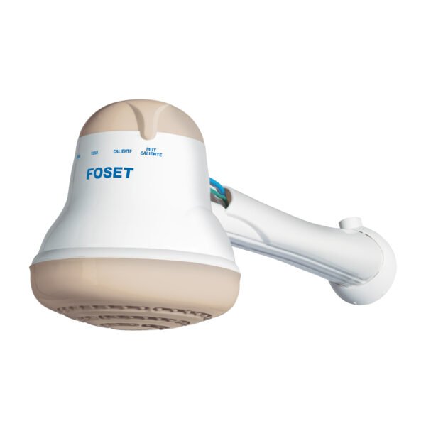 Regadera eléctrica 4 temperaturas 14.5cm beige Foset 45156