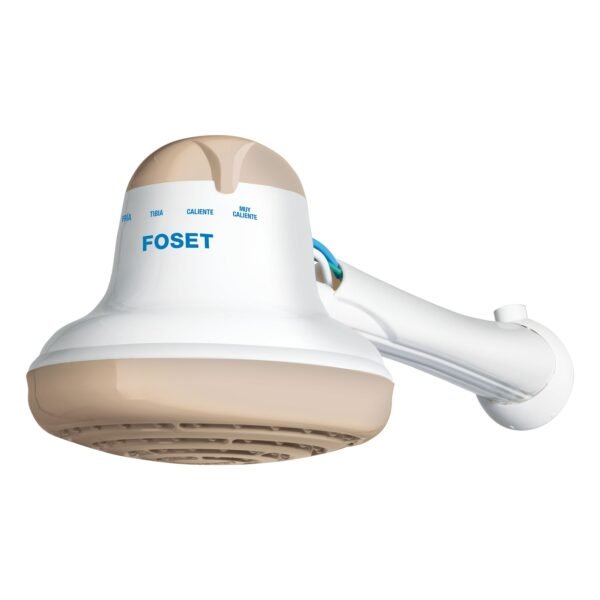 Regadera eléctrica 4 temperaturas 16.5cm beige Foset 40240