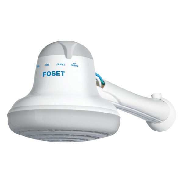Regadera eléctrica 4 temperaturas 16.5cm gris Foset 40238