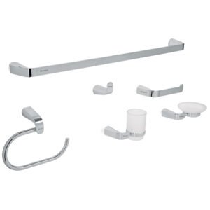 RIA-7000.jpg Juego de 6 accesorios para baño acabado cromo Riviera 45211