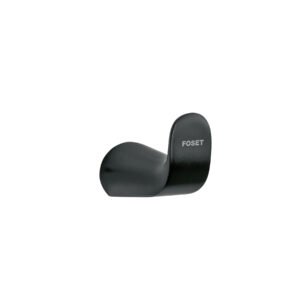 RIA-73M.jpg Gancho sencillo para toallas negro FOSET RIVIERA 44317