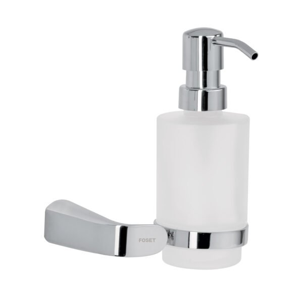 Dispensador de jabón a pared de latón cromado Riviera 45212