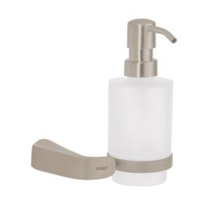 RIA-75N.jpg Dispensador de jabón a pared de latón satinado Riviera 45227