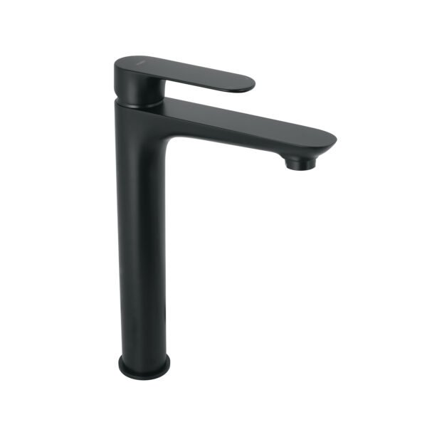 Monomando alto para lavabo negro FOSET RIVIERA 44090