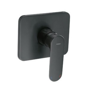 Monomando para regadera sin desviador negro FOSET RIVIERA 44117