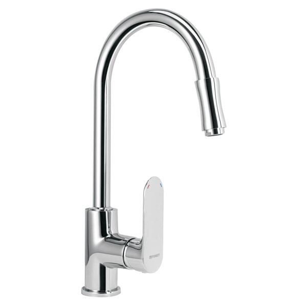 Monomando retráctil para fregadero cromo FOSET RIVIERA 45194