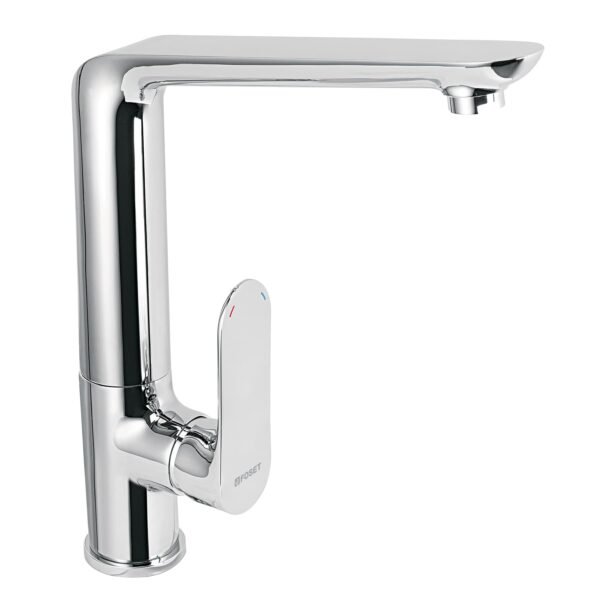 Monomando cuello alto para fregadero cromo FOSET RIVIERA 45193