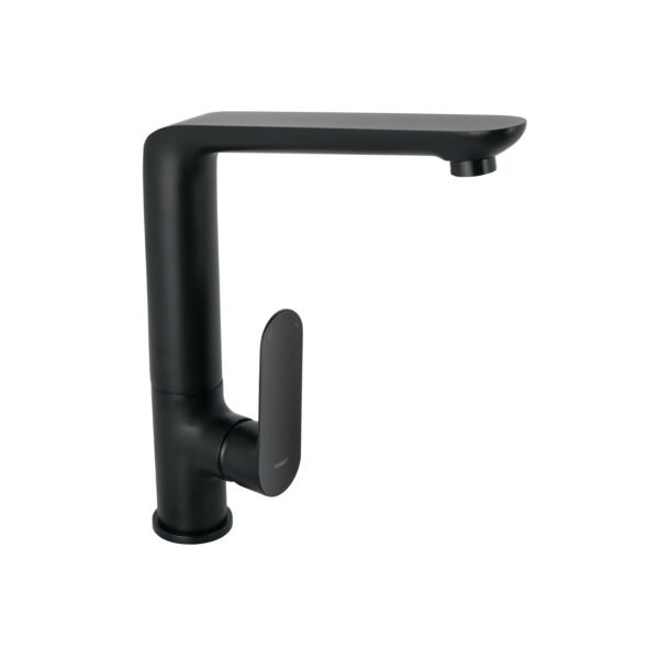 Monomando cuello alto para fregadero negro FOSET RIVIERA 44102