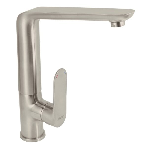 Monomando cuello alto para fregadero satín FOSET RIVIERA 45182