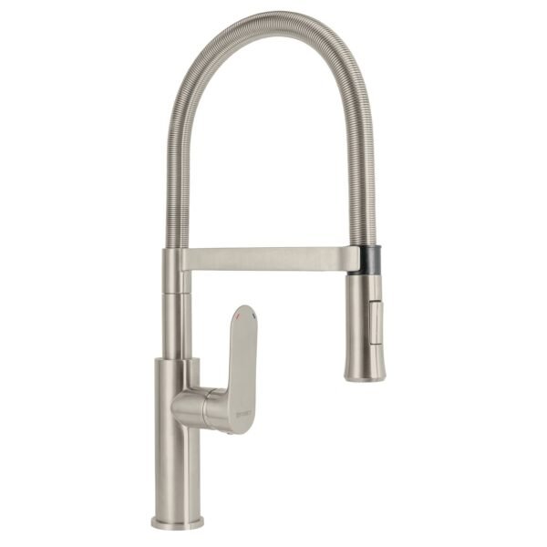 Monomando nariz flexible para fregadero satínFOSET RIVIERA 45184