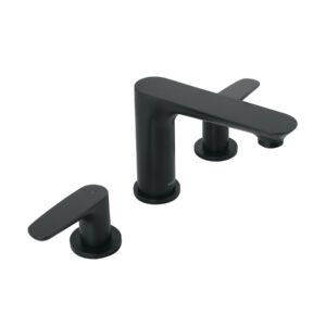 Mezcladora lavabo taladros separados negro FOSET RIVIERA 44094