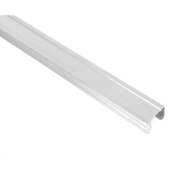 Riel superior JJ de aluminio para puerta corrediza 2 m 48972