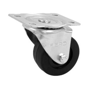 Rodaja hule 3 placa giratoria c/buje carga 60kg FIERO 48610