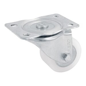 Rodaja de polietileno 2-1/2 placa giratoria con balero FIERO 48627
