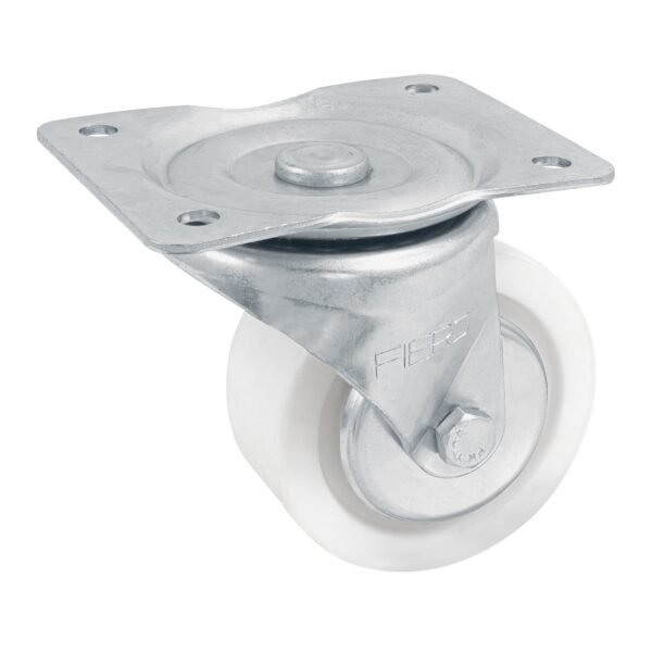 Rodaja de polietileno 4 placa giratoria con balero FIERO 48631