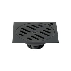 RS-603M.jpg Resumidero cuadrado 6x6 metálico negro Foset Basic 49539