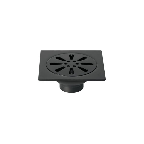 Resumidero cuadrado 4x 4 acero inoxidable negro gota 45473