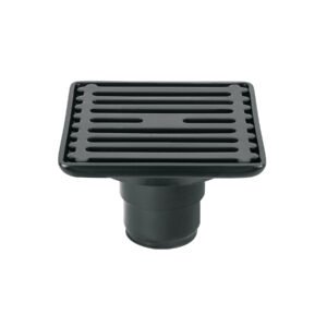 RS-701M.jpg Resumidero cuadrado 4x 4 acero inoxidable negro Aqua 47650